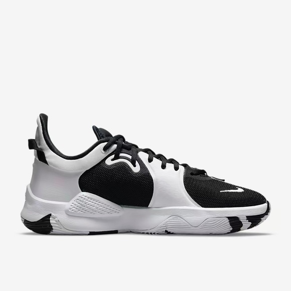 🔥NEW! Paul George 5 Basketball Shoes BLK/WHT MENS 8/WOMENS 9.5 🏀 🏐 NO BOX - Picture 3 of 8